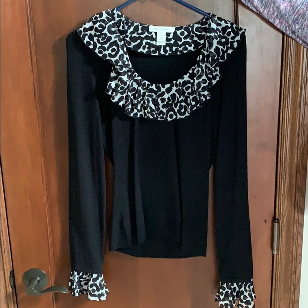 White Black brand sweater small like new